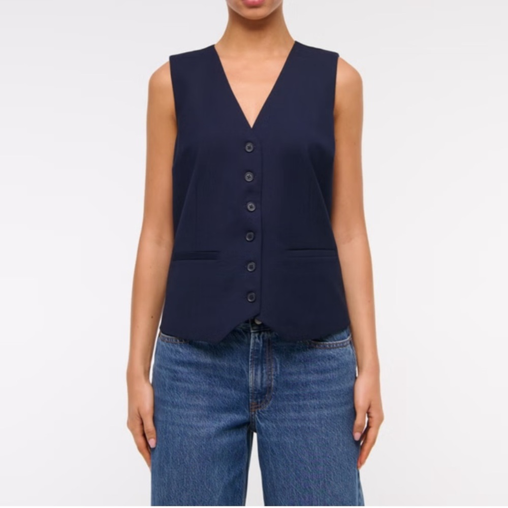 Abercrombie relaxed tailored vest